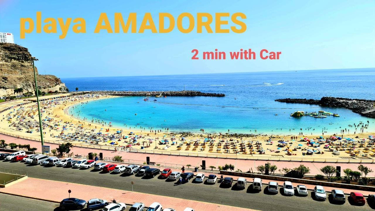 Deluxe 3 Rooms74M2,2Air Condit 2Tv Seaview On Amadores,2 Heatpools, Parking, 600 Mb,Dishwasher,2Lift,,3 Beaches Playa Del Cura  Εξωτερικό φωτογραφία